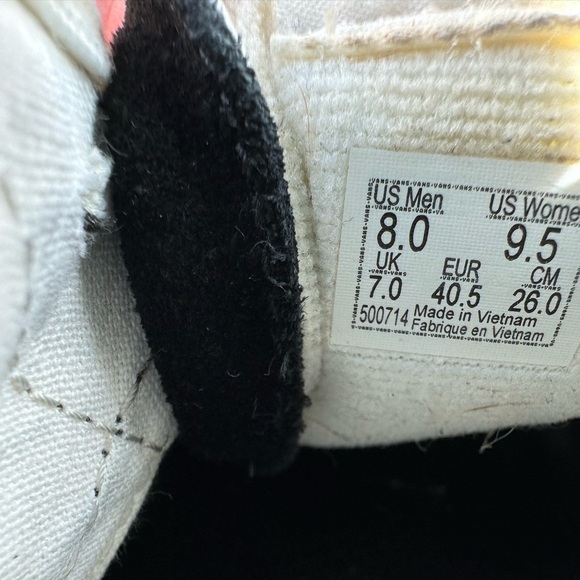 Vans SK8-Hi 138 Decon SF 'Black White Leopard' Unisex Womens 9.5 or Mens 8.0 - Picture 7 of 7